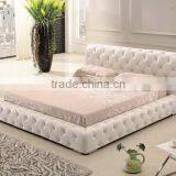 2016 New Bedroom Furniture Water Bed Price,folding+table,white Leather Bed for Christmas Promotion Quality Choice
