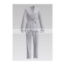 2022 Fashion New Arrival Super Comfort Hot Sale 100%C Available Check DOUBLE LAYER FABRIC for Shirt & Baby Clothes & Home Dress