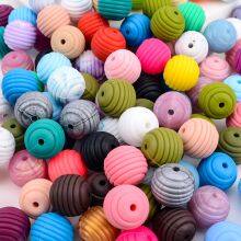 Teeth Food Grade Round Silicone Thread Beads thumbnail-3