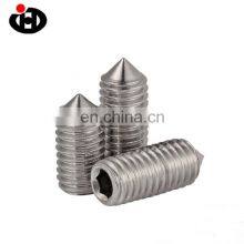 High Quality Stainless Steel GB78 Hex Socket Cone Point Screw thumbnail-2
