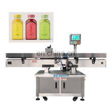 Automatic Flat Round Square Plastic Glass Bottle Adhesive Sticker Double Side Labeling Machine Price