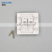 Communication Network RJ45 Wall Socket Face Plate 2 Port Dual Face Plate thumbnail-4