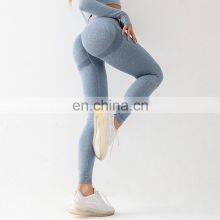 Womens High Waist Butt Lift Yoga Fitness Leggings-sports Pants Seamless Fitness Leggings thumbnail-2
