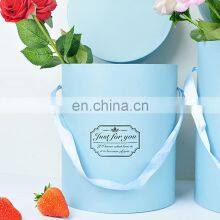 Paper Flower Box Round Cardboard Flower Box for Rose Flower Packaging thumbnail-5
