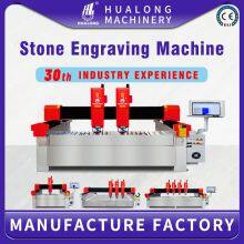 HUALONG machinery HLSD-1530M-2 hot sale tombstone carving milling machine 3d stone cnc router marble granite engraving for sale