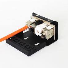 Enmane 1U 4 Port STP Network Surface Blank Patch Panel Box thumbnail-3