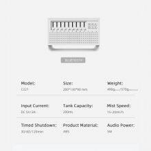 BLE Connection Plas Music Night Light White Noise Machine With Diffuser Humidifier for Kids Adults thumbnail-6