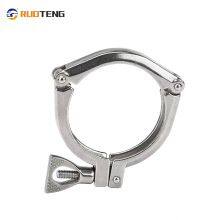 [RUOTENG] ISO Heavy Duty Three Piece Sanitary Stainless Steel 304/316L Pipe Fitting 3 PCS Part Ferrule Clamp thumbnail-4