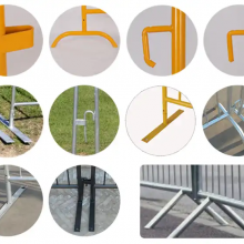 Traffic Parking Safety Bike Rack Barricade Metal Crowd Control Road Barriers Fence for Sale thumbnail-5