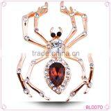 2015 Fashion Hot Sale Fashion Brooch Diamond Big Spider Brooch Gold Brooch thumbnail-1