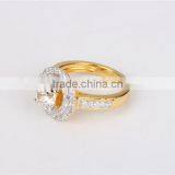Luxury Flower Shap Diamond 925 Silver Ring for Women 10 Years Experience Wholesale thumbnail-4