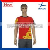 Sublimation printing dry fit t shirts manufacturers china