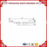 Steel Zinc Plated 67*12mm Flag Halyard Cleat in China Rigging Karabiner Manufacturer thumbnail-2