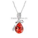 Meaningful Pendant Necklace Ruby Beads Necklace Design