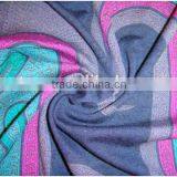 2015 Hot Sell Printed 100% Viscose Spandex Fabric