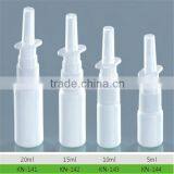 Factory original Supply! 5ml,10ml,15ml,20ml PE Nasal Spray Bottle for Perfum