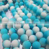 10mm round neon color beads in bulk,Glass Beads YZ072