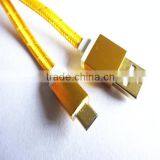 New Style 4 Colors Universal Colorful Flat Compatible Micro Usb Cable Data Sync Charger Cable thumbnail-2