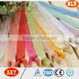 China XLY zipper #5 close end mess tape finished invisible zipper
