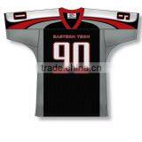 Polyester Spandex Custom Sublimated Eastern Tech American Football Jersey/Shirt thumbnail-1