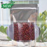 China Factory High Quality Embossed Aluminum Foil Vacuum Seal Bag With Zipper And Clear Window thumbnail-5
