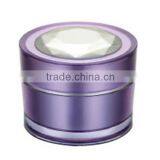 15ml 30ml 50ml V-Shape Purple Acrylic Cosmetic Jar Pot thumbnail-1