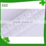 White Adhesive Hook and Loop Coins