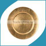 Wholesale Plastic Wedding Gold Charger Plates thumbnail-1