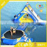 Inflatable Adult and Kid Bouncer Jumping Bed Water Park Floating Water Trampoline for Sale thumbnail-6