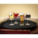 27 * 22 Inch Fiberglass Oval Non Slip Tray For Serving thumbnail-3