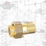 WD-9803 Brass Fitting Straight Tail With Loose Nut M/F thumbnail-1