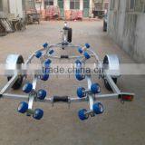 5.8m Hot Dip Galvanized Single Axle Boat Trailer With Rollers thumbnail-1