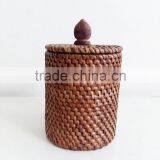 High Skilled Woven Rattan Storage Box From Vietnam thumbnail-1