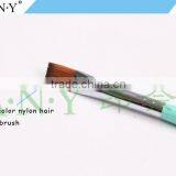 ANY Nail Art Gel Painting Wood Handle Flat Nail Art Gel Brush Nylon Hair thumbnail-3