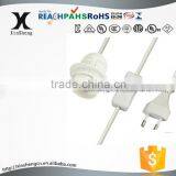 Italy Standard Longwell Power Cord With Salt Lamp Socket E27