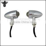 Led Indicator Lamp Bullet Chrome Motorcycle Turn Lights for Yamaha Custom thumbnail-4