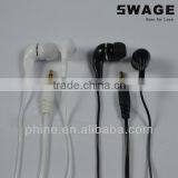 PH-E01 2014 New Fashion Plastic OEM Custom Design in Ear Mp3 Rose Earbud and Earphone With Mic Earpod thumbnail-1