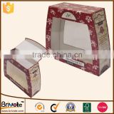 Innovative design chocolate box cardboard magnetic chocolate box with clear lid
