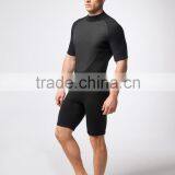 Comfortable and Elastic Black Lycra Short Nylon Wetsuit Waterproof Windproof Bikini Shirt thumbnail-6