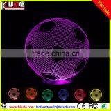 Rechargeable Modern Acrylic 3D Table Lamp/decorative Led Night Lights for Home