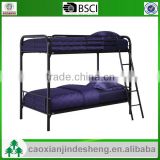 Children Bedroom Furniture metal twin over twin bunk bed - Black TT-35
