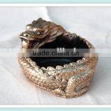 Resin Golden Dragon Ashtray Ancient Dragon Statue for Ashtray Craft thumbnail-3