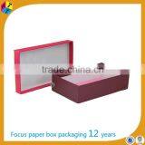 Custom Pink Cardboard Foil Stamped Box thumbnail-2