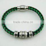 Magnetic bracelet mens leather bracelet-BL6961