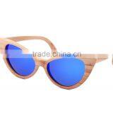 Vintage Butterfly Shape Frame Natural Wood Sunglasses With Custom Logo thumbnail-5