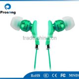 High quality popular Hot and new flat wire earphone 3.5mm plug earphone