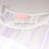 2016 Summer Sexy Lady Embroidery Design Elegant Chiffon Short Sleeve Slim Blouses White Lace Patchwork Choli Blouse Designs thumbnail-4