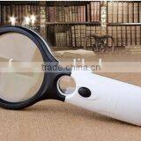 45X 3 LED Light Reading Magnifying / Handheld Magnifier / Glass Lens Jewelry thumbnail-3