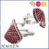 2015 New Arrival Rose Gold Plated Jewelry Crystal Cufflinks thumbnail-2