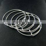 69mm Diameter Silver Plated Brass Simple Wiring Bracelet for Beading 1900099 thumbnail-3